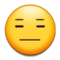 Expressionless Face emoji on Samsung